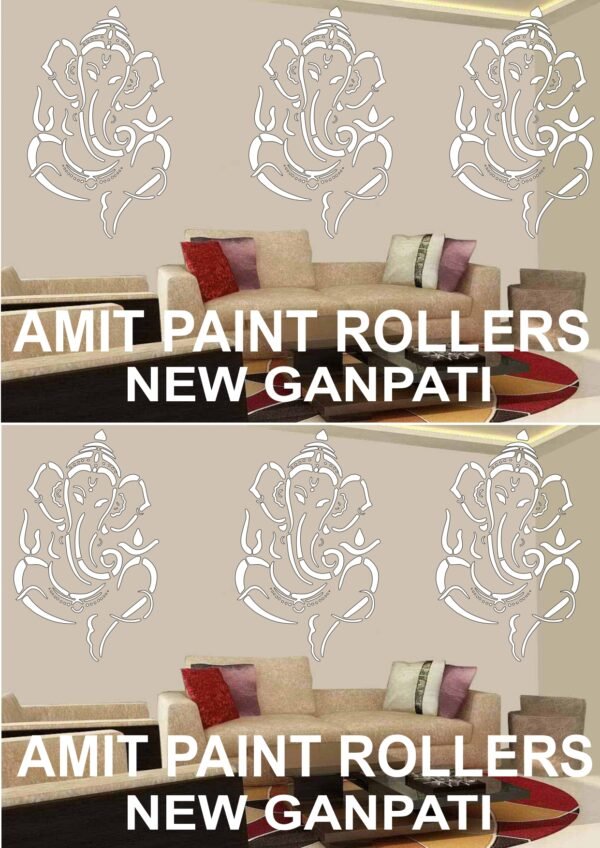 Ganpati Wall fashion Stencil
