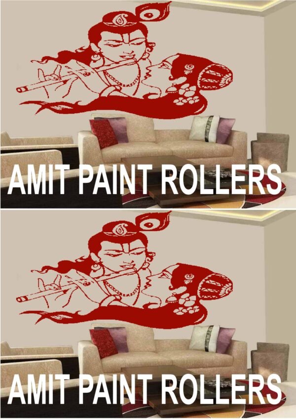 Radhe Krishna Wall fashion Stencil